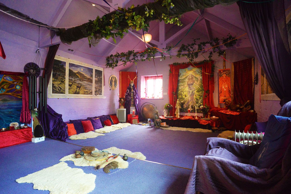 Goddess Temple Interior by Kim von Coels Goddess Temple Interior by Kim von Coels