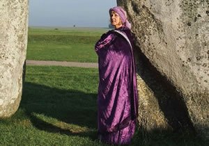 Koko at Stonehenge