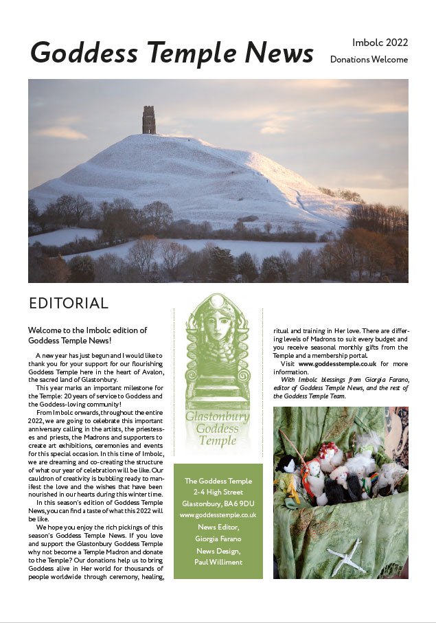 Imbolc 2022 Newsletter